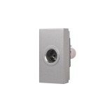 Priza TV modulara Luxion 1M, gri, standard italian pentru rame LUXION