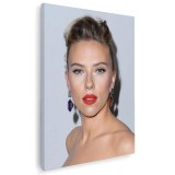 Tablou Scarlett Johansson actrita 2098 Tablou canvas pe panza CU RAMA 80x120 cm