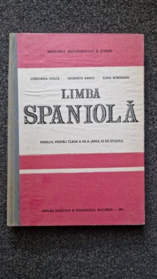 LIMBA SPANIOLA Manual pentru clasa a VII-a (anul III studiu) - Stoica, Vantiu foto