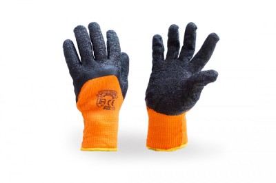 Manusi de protectie din tesatura si latex, manseta elastica, multicolore, GF-0432 foto