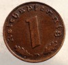 2.552 GERMANIA WWII 1 REICHSPFENNIG 1939 D, Europa, Bronz