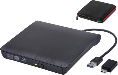 Unitate externă CD DVD Gmar USB3.0 USB C Superdrive CD extern DVD+/- RW Burner W foto