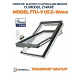 Fereastra electro cu articulare mediana, Fakro cu modul Z-WAVE Model FTU-V FTU-V U5 Z-Wave