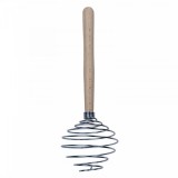 Tel de bucatarie tip spirala din metal si lemn mic Zilan 1411