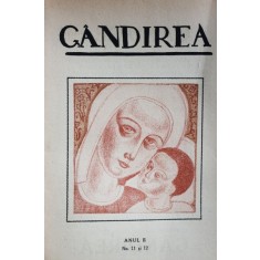 Revista Gandirea,Anul II.Nr.11 si 12,Ianuarie 1923