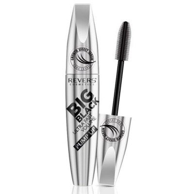 Mascara Big Black, Grow Effect, Ultra fast volume, Revers, negru, 12 ml foto