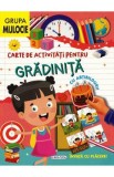 Carte de activitati pentru gradinita, cu abtibilduri. Grupa mijlocie, Autor Anonim