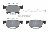 Set placute frana TEXTAR 2212301