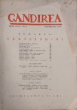 Revista Gandirea, Anul XVII, nr. 8/octombrie 1938 (coperta putin uzata)