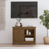 Comoda TV, maro miere, 70x36,5x52 cm, lemn masiv de pin GartenMobel Dekor, vidaXL