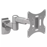 Suport TV Perete Cabletech 23-42 inch, 30Kg, VESA 200x200, Reglabil Vertical/Orizontal, Argintiu