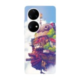 Husa compatibila cu Huawei Nova Y70 model Anime Howl&amp;#039;s Moving Castle, Silicon, TPU, Viceversa, Transparent, Carcasa