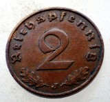 7.455 GERMANIA WWII 2 REICHSPFENNIG 1940 J