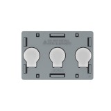 Cumpara ieftin Modul intrerupator triplu cu touch Livolo standard Italian SmartElectro IntelligentHouse