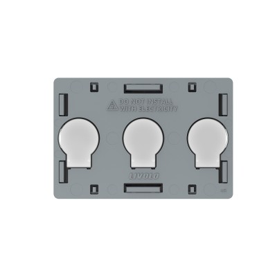 Modul intrerupator triplu cu touch Livolo standard Italian SmartElectro IntelligentHouse foto