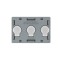 Modul intrerupator triplu cu touch Livolo standard Italian SmartElectro IntelligentHouse
