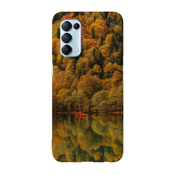 Husa compatibila cu Oppo Find X5 Lite model Forest Lake View, Silicon, TPU, Viceversa