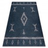 Covor ANTIKA 121 tek, aztec modern, lavabil - antracit, 80x150 cm