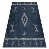 Covor ANTIKA 121 tek, aztec modern, lavabil - antracit, 120x170 cm