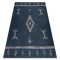 Covor ANTIKA 121 tek, aztec modern, lavabil - antracit, 80x150 cm