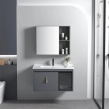 Set mobilier de baie cu lavoar Paris 60cm Grey