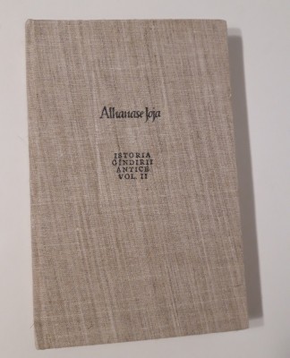 Athanase Joja Istoria gandirii antice volum 2 foto