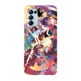 Husa compatibila cu Oppo A55, Viceversa, model Fight mode Shaman King, Silicon, TPU, Transparent, Carcasa