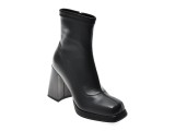 Botine FLAVIA PASSINI negre, AC6513, din piele ecologica