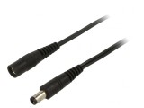 Cablu DC 5,5/2,5 mm2 Negru, WEST POL
