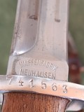 Baioneta elvețiană Waffenfabrik Neuhausen, model 1889/96