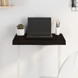 Blat de masă maro 60x40x(2-6) cm, lemn masiv stejar tratat