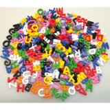 Margele din plastic litere 500g