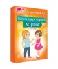Dezvoltarea Vorbirii - Actiuni 7Toys, 36 Carti Joc Logopedice, 2+ ani, Suport Vizual, Comunicare Copii