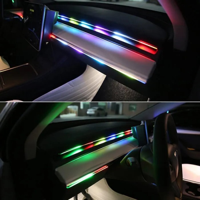 Lumini Ambientale Symphony RGB, 10 in 1,Control din aplicatie Bluetooth
