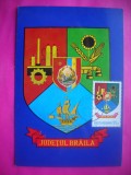 HOPCT MAXIMA 998 STEMA HERALDICA A JUDETULUI BRAILA - -ROMANIA