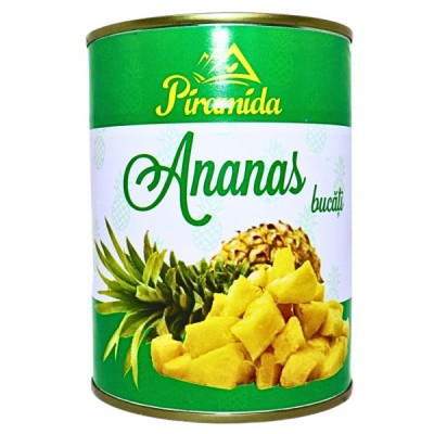 Compot de ananas cuburi Piramida 565g MGR29903 foto