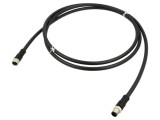 Cablu senzori/automatizări M12, 4 pini, 2m, IP68