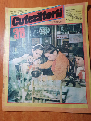 revista pentru copii - cutezatorii 22 septembrie 1983 foto