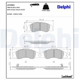 Set placute frana disc Kia Cerato I Motor 1.5 CRDi, 1.6, 1.6 CRDi, 2.0, 2.0 CRDi, OE 581011MA00