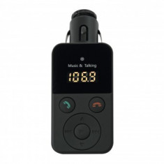 Car Kit si Modulator FM cu bluetooth, Sal FMBT 40, redare MP3/WMA, telecomanda