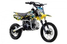 Motocicleta cross copii Barton DB125-3L, 125cc, 4T, roti 17/14&quot;, culoare galben/... Cod Produs: MX_NEW MXBD125-3L-17/14GN