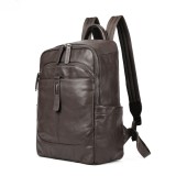 Rucsac din piele, BUSY LDY&amp;GTM&reg; Barreta, unisex, capacitate mare, spatiu tableta si laptop