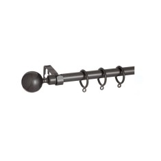 Galerie pentru Perdele Extensibila Metalica Gri 110 cm - 210 cm