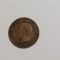 2 centimes 1856 Napoleon, franta, moneda