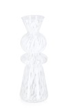 Cumpara ieftin Vaza flori sticla alba Hennie &Oslash;11x32,5h