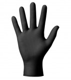 Set 50 Manusi Nitril Mercator PowerGrip XL, Negre, Textura Diamant, Protectie Chimica, Grosime Sporita, Mecanic Auto, Constructii, Alimentara
