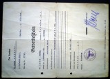 O.176 ACT WWII GERMANIA BOHEMIA LICENTA COMERCIALA GEWERBESCHEIN 1943