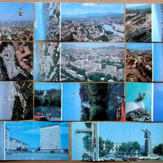 URSS Tbilisi set complet 11 Carti Postale Necirculate din anii 60 **