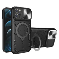 Husa iPhone 12 Pro Max Techsuit CamGuard Pro, negru foto