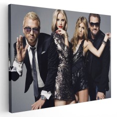 Tablou afis Ace of Base formatie de muzica 2305 Tablou canvas pe panza CU RAMA 50x70 cm